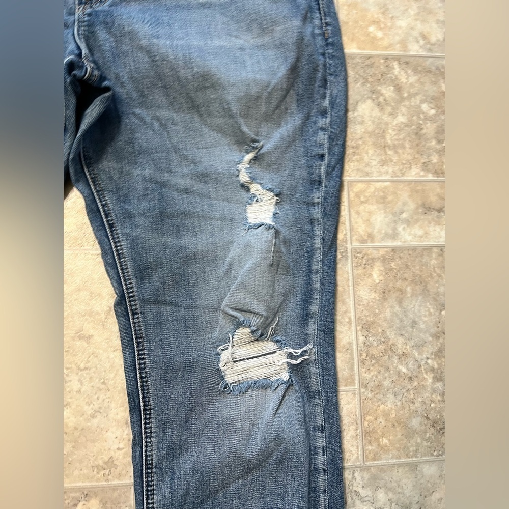 Women’s silver jeans Sam distressed 14/27 - Picture 3 of 10
